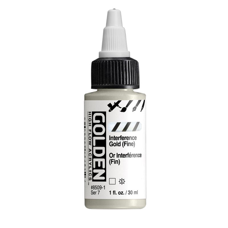 Golden High Flow Acrylic Paint Interference Gold (Fine)
