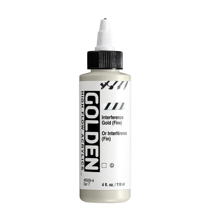 Golden High Flow Acrylic Paint Interference Gold (Fine)