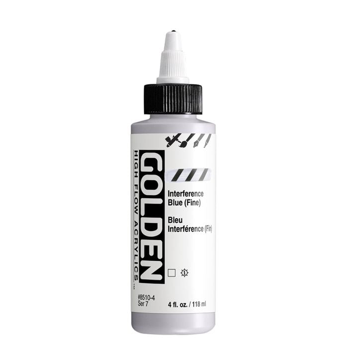 Golden High Flow Acrylic Paint Interference  Blue (Fine)