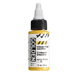 Golden High Flow Acrylic Paint Iridescent Bright Gold (Fine) 30ml