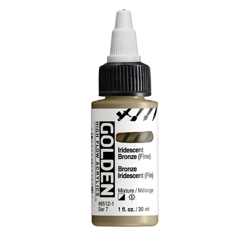 Golden High Flow Acrylic Paint Iridescent Bronze (Fine) 30ml