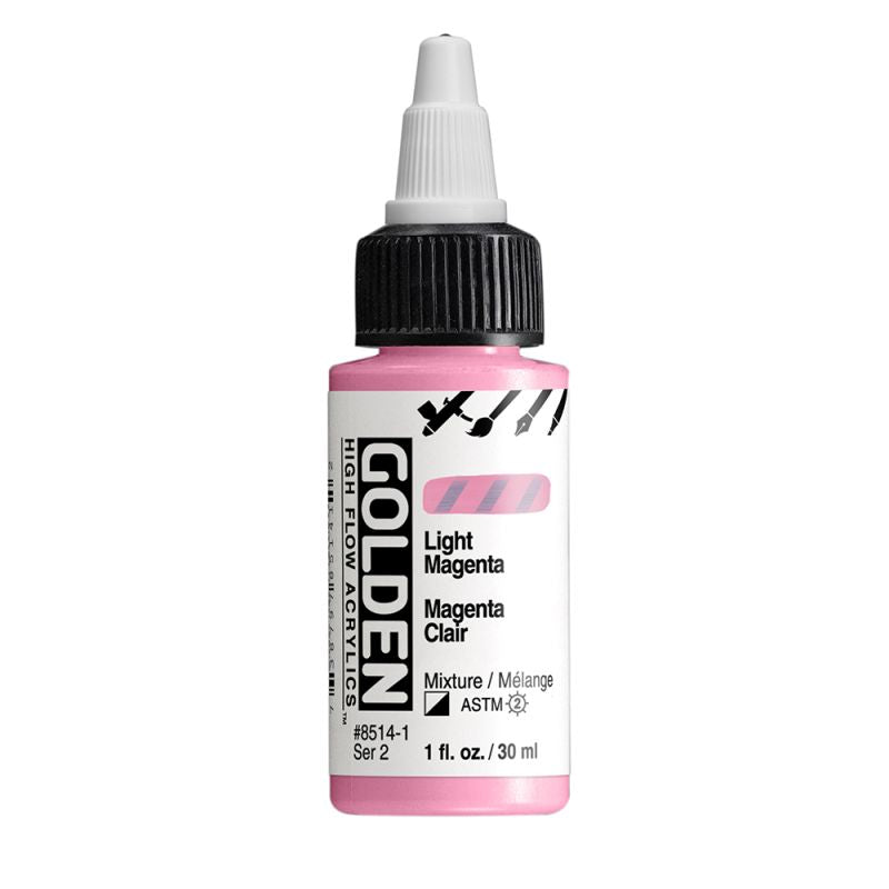 Golden High Flow Acrylic Paint Light Magenta