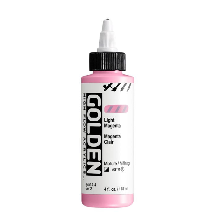 Golden High Flow Acrylic Paint Light Magenta 118ml