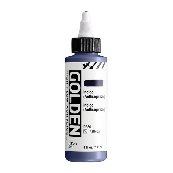 Golden High Flow Acrylic Paint Indigo (Anthraquinone)