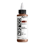 Golden High Flow Acrylic Paint Burnt Sienna 118ml