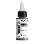 Golden High Flow Acrylic Paint Carbon Black 30ml