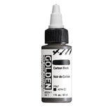 Golden High Flow Acrylic Paint Carbon Black 30ml