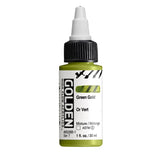 Golden High Flow Acrylic Paint Green Gold 30ml