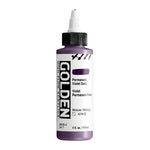 Golden High Flow Acrylic Paint Permanent Violet Dark 118ml