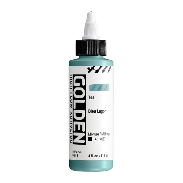 Golden High Flow Acrylic Paint Teal