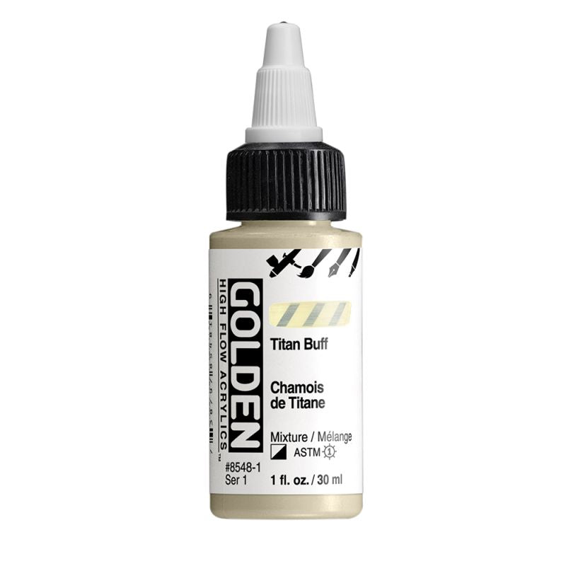Golden High Flow Acrylic Paint Titan Buff 30ml