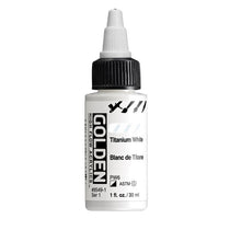 Golden High Flow Acrylic Paint Titanium White