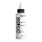 Golden High Flow Acrylic Paint Titanium White 118ml