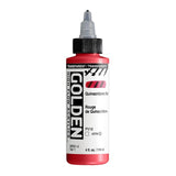 Golden High Flow Acrylic Paint Transparent Quinacridone Red 118ml