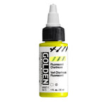 Golden High Flow Acrylic Paint Fluorescent Chartreuse 30ml
