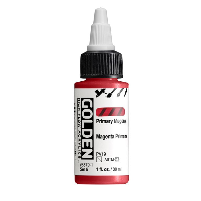 Golden High Flow Acrylic Paint Primary Magenta