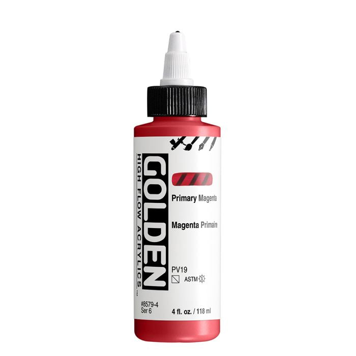 Golden High Flow Acrylic Paint Primary Magenta
