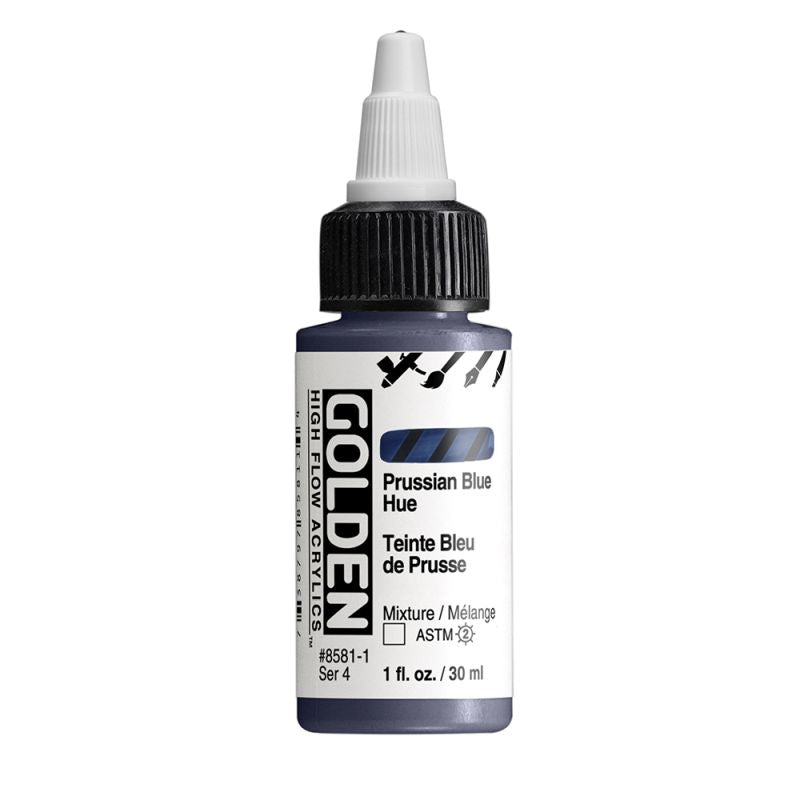 Golden High Flow Acrylic Paint Prussian Blue Hue