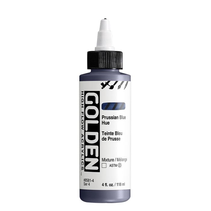 Golden High Flow Acrylic Paint Prussian Blue Hue
