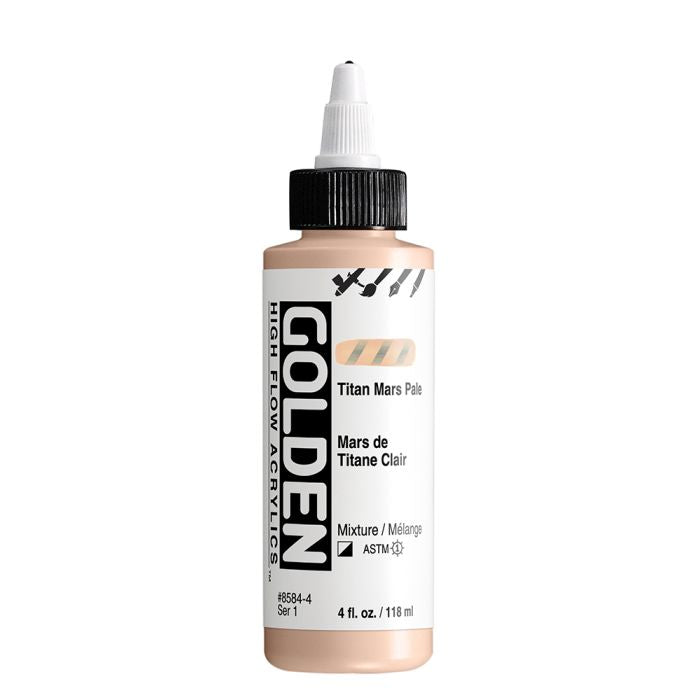 Golden High Flow Acrylic Paint Titan Mars Pale