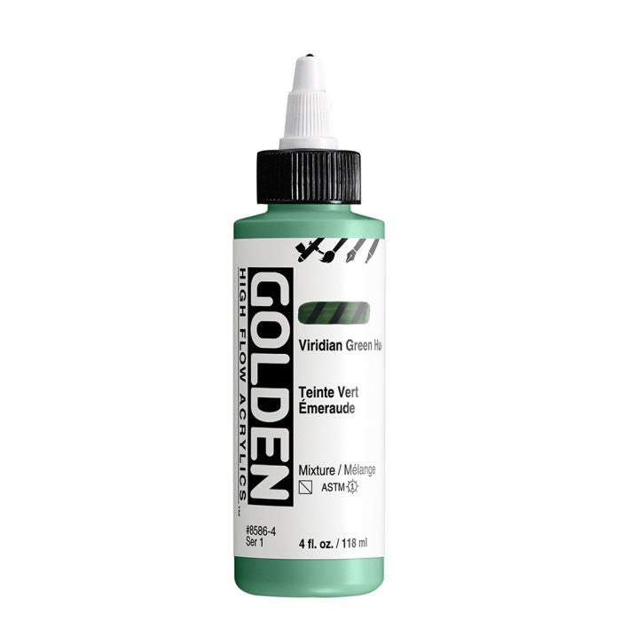 Golden High Flow Acrylic Paint Viridian Green Hue