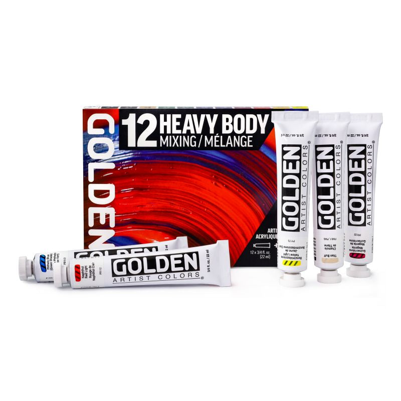 Golden Heavy Body Acrylic Paint Mixing Set SET