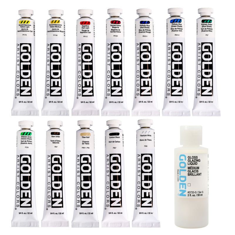 Golden Heavy Body Acrylic Paint Mixing Set SET