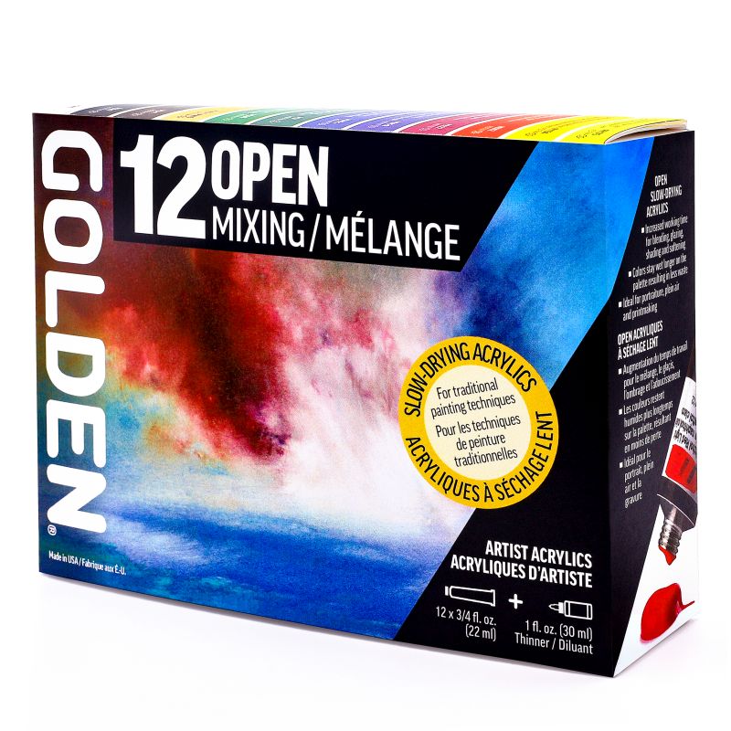 Golden OPEN Acrylic Paint Mixing Set SET