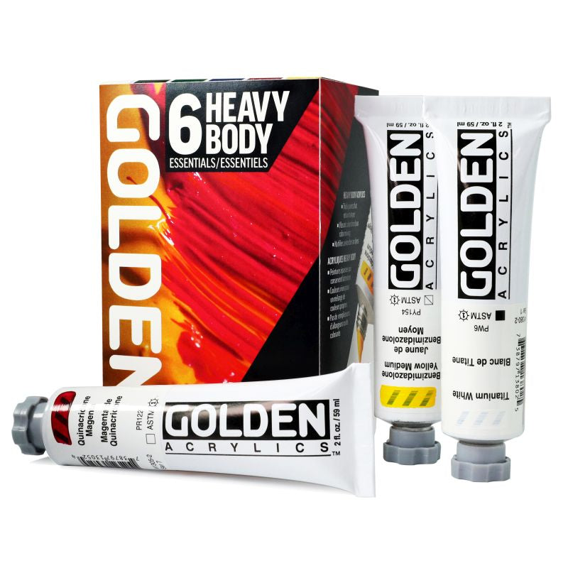 Golden Heavy Body Acrylic Paint Essentials Set SET