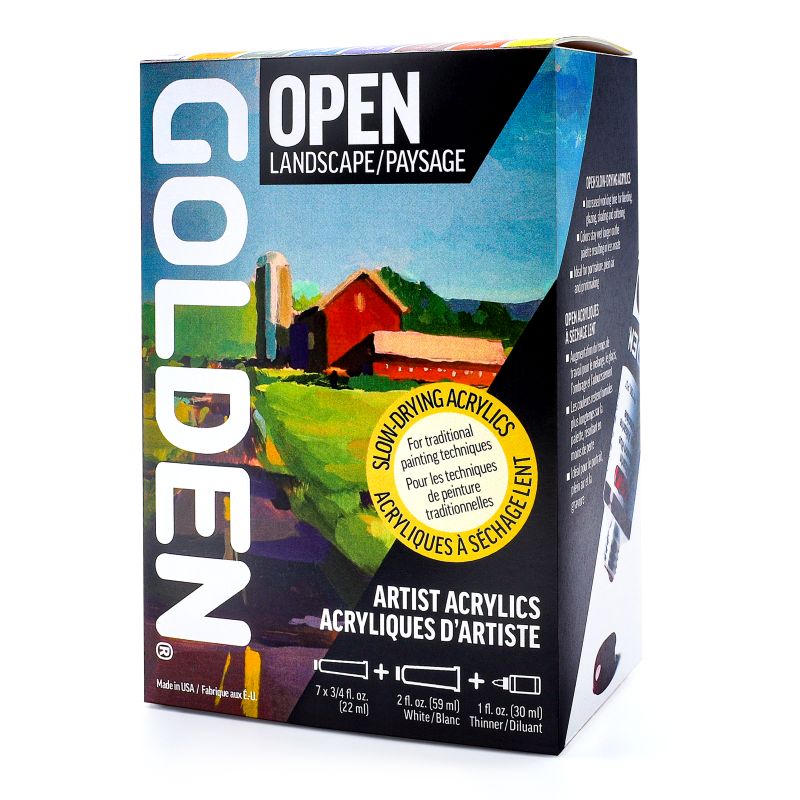 Golden OPEN Acrylic Paint Landscape Set SET