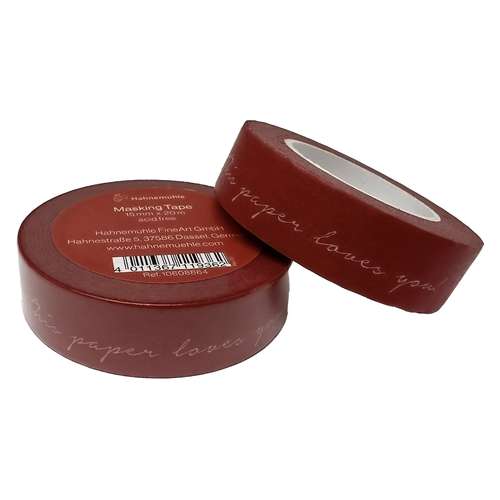Hahnenuhle Washi Masking Tape Red 15mmx20M