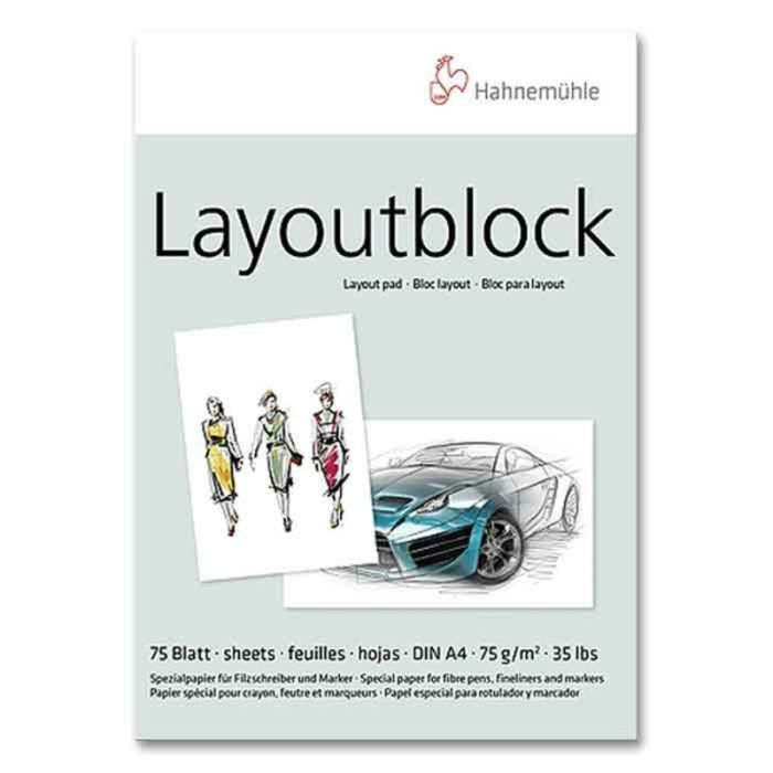 Hahnenuhle Layout Bleedproof Pad 75gsm A4