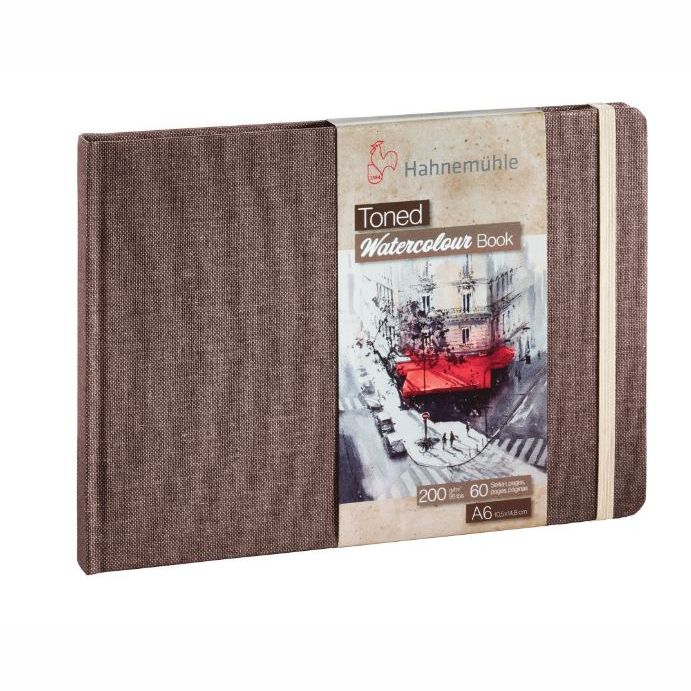 Hahnenuhle Toned Watercolour Paper Book 200gsm Beige A6