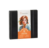 Hahnenuhle Deckle Edge Watercolour Book Portrait 14x14cm