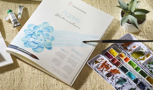 Hahnenuhle Natural Agave Watercolour Block 290gsm 36x48cm