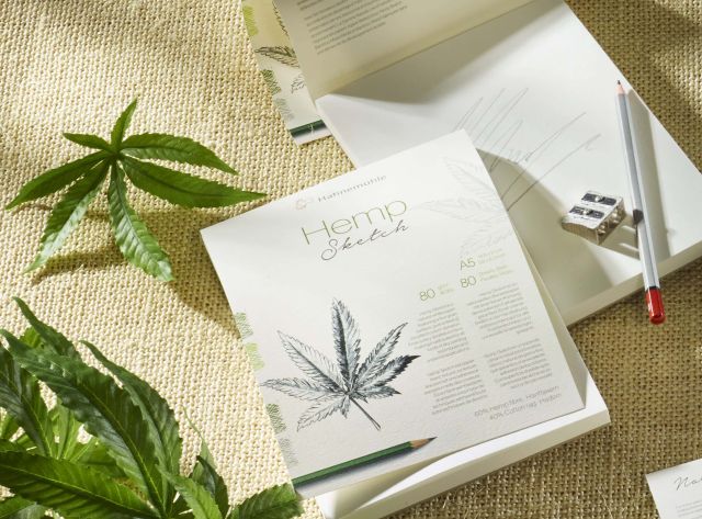 Hahnenuhle Natural Hemp Sketch Pad 80gsm 80 Sheets A4