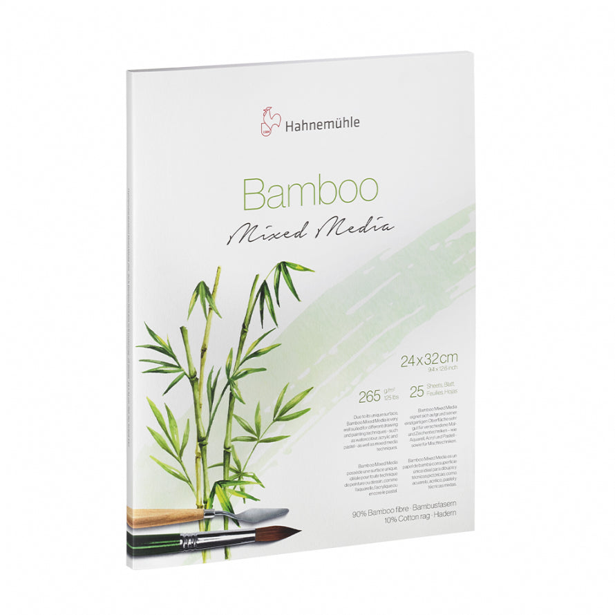 Hahnenuhle Bamboo Mixed Media Block 265gsm 24x32cm