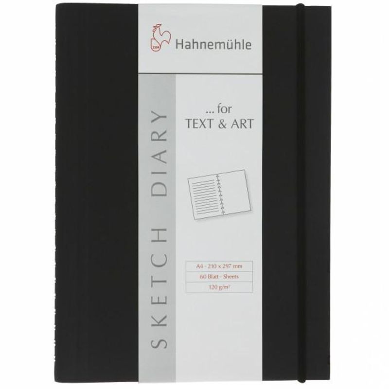 Hahnenuhle Sketch Spiral Diary 120gsm 60 Sheets