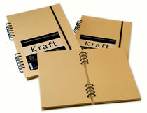 HAHNEMUHLE KRAFT SPIRAL SKETCHBOOK 120GSM