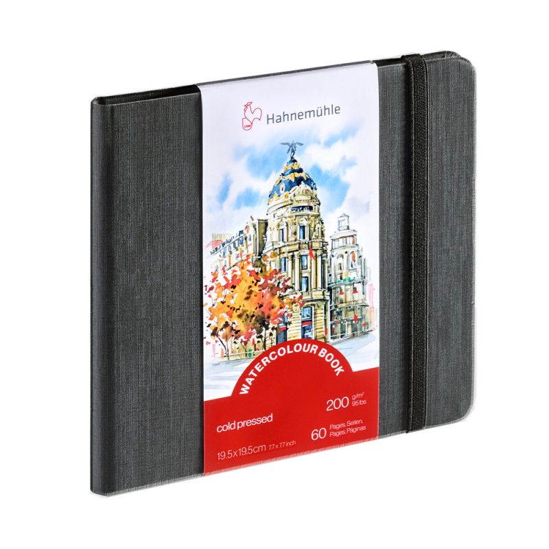 Hahnenuhle Watercolour Book 200gsm 19.5x19.5cm
