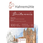 Hahnemuhle Britannia Matte Watercolour Block 300gsm 12 Sheets 8x10cm