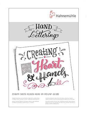 Hahnenuhle Hand Lettering Pad 170gsm 25 Sheets