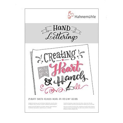 HAHNEMUHLE HAND LETTERING PAD 170GSM 25 SHEETS