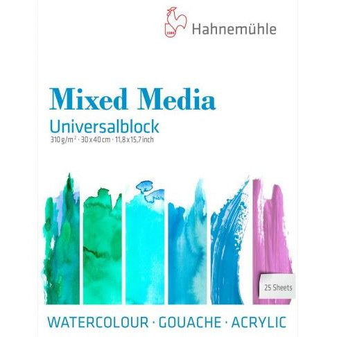 HAHNEMUHLE MIXED MEDIA BLOCK 310GSM