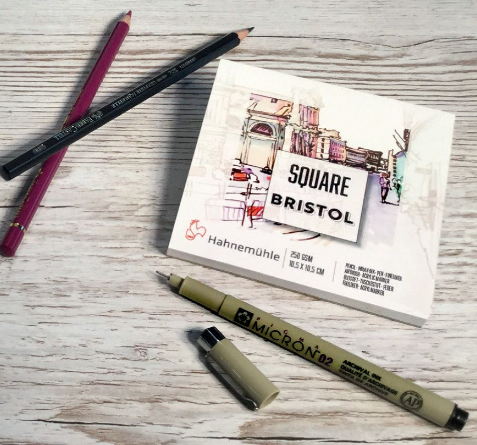 Hahnemuhle Bristol Pad 250gsm 10x10cm