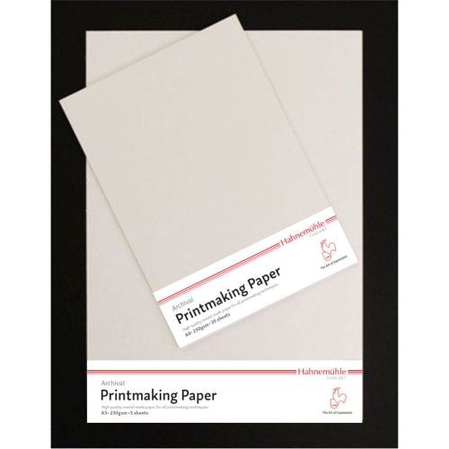 HAHNEMUHLE PRINT PAPER 230GSM NATURAL WHITE PACKET 10