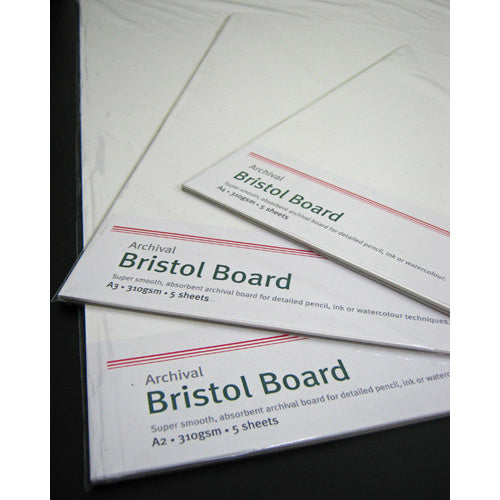 HAHNEMUHLE BRISTOL BOARD 310GSM PACKET 5