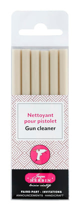 HERBIN WAX GUN CLEANING STICKS PKT 6 SET