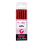 HERBIN WAX GUN WAX STICKS CHERRY PKT 6