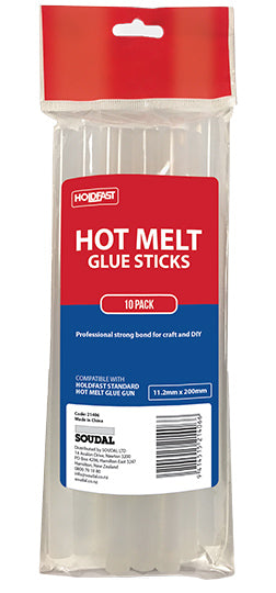 Holdfast Hot Melt Glue Gun Stick Large Packet 10